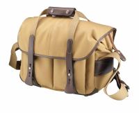 Billingham Borsa 307 FibreNyte Khaki/Bordi Cuoio cioccolato + finiture ottone
