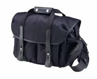 Billingham Borsa 307 FibreNyte Nero/Bordi Cuoio nero + finiture nichel