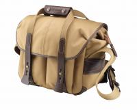 Billingham Borsa 207 FibreNyte Khaki/Bordi Cuoio cioccolato + finiture ottone