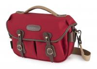 Billingham Borsa Hadley Small Pro Tela Burgundy/Bordi Cuoio cioccolato + finiture ottone