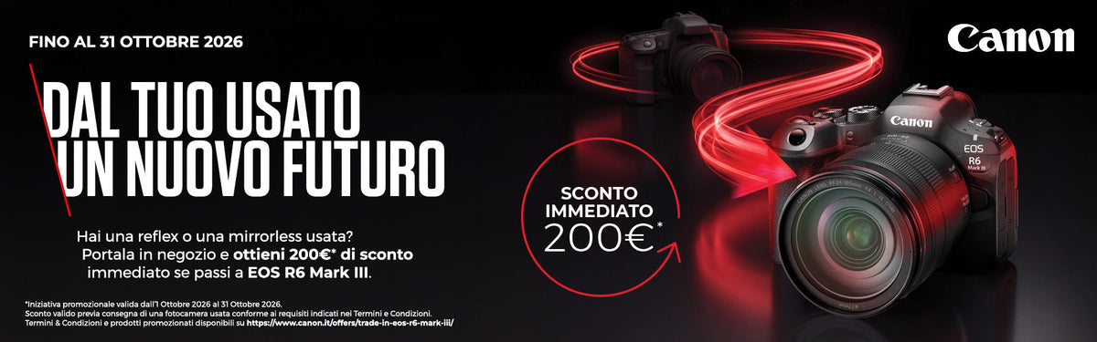 TRADE-IN  R6III CANON FINO AL 31-10-26