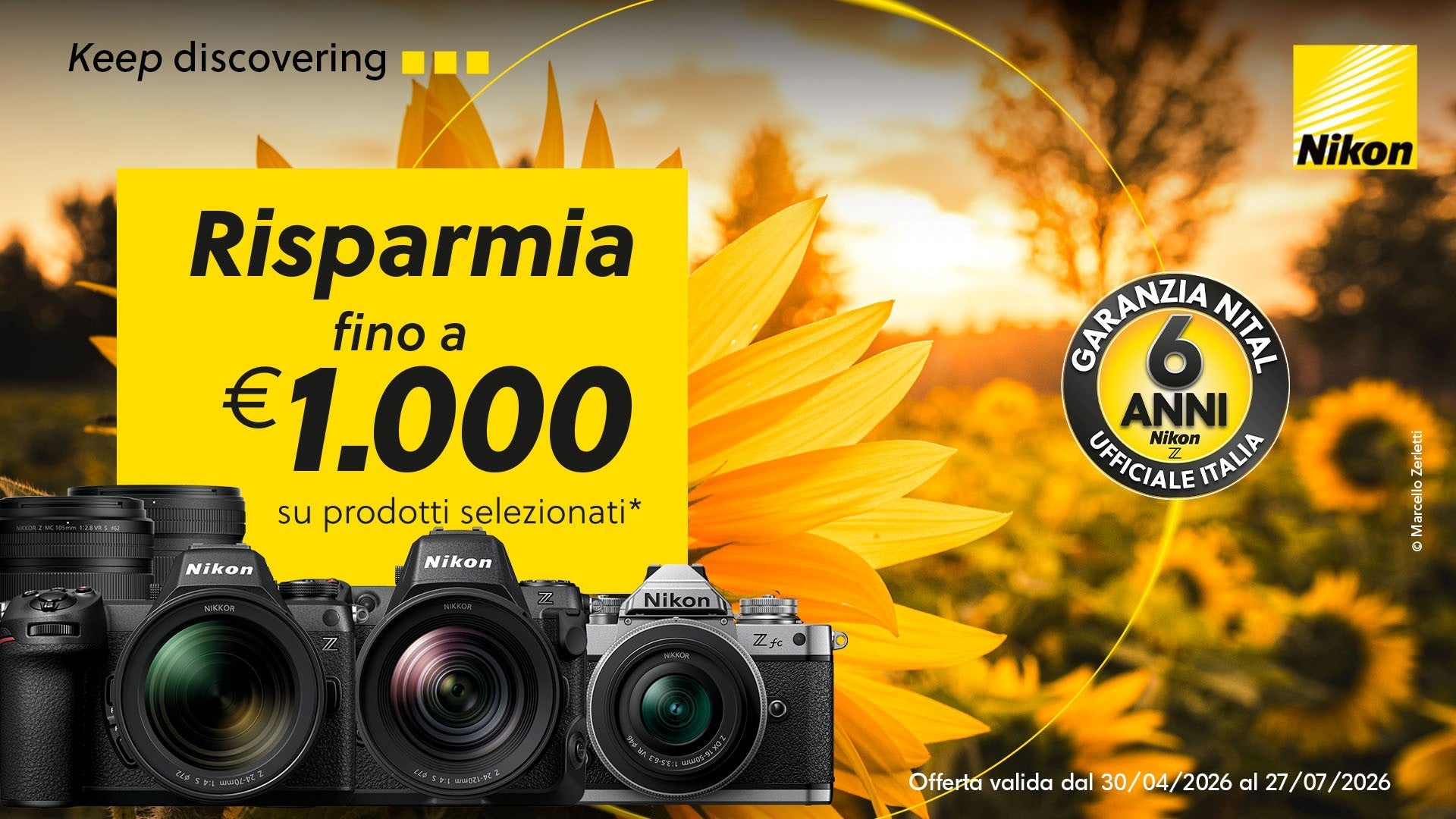 NIKON SCONTO CASSA