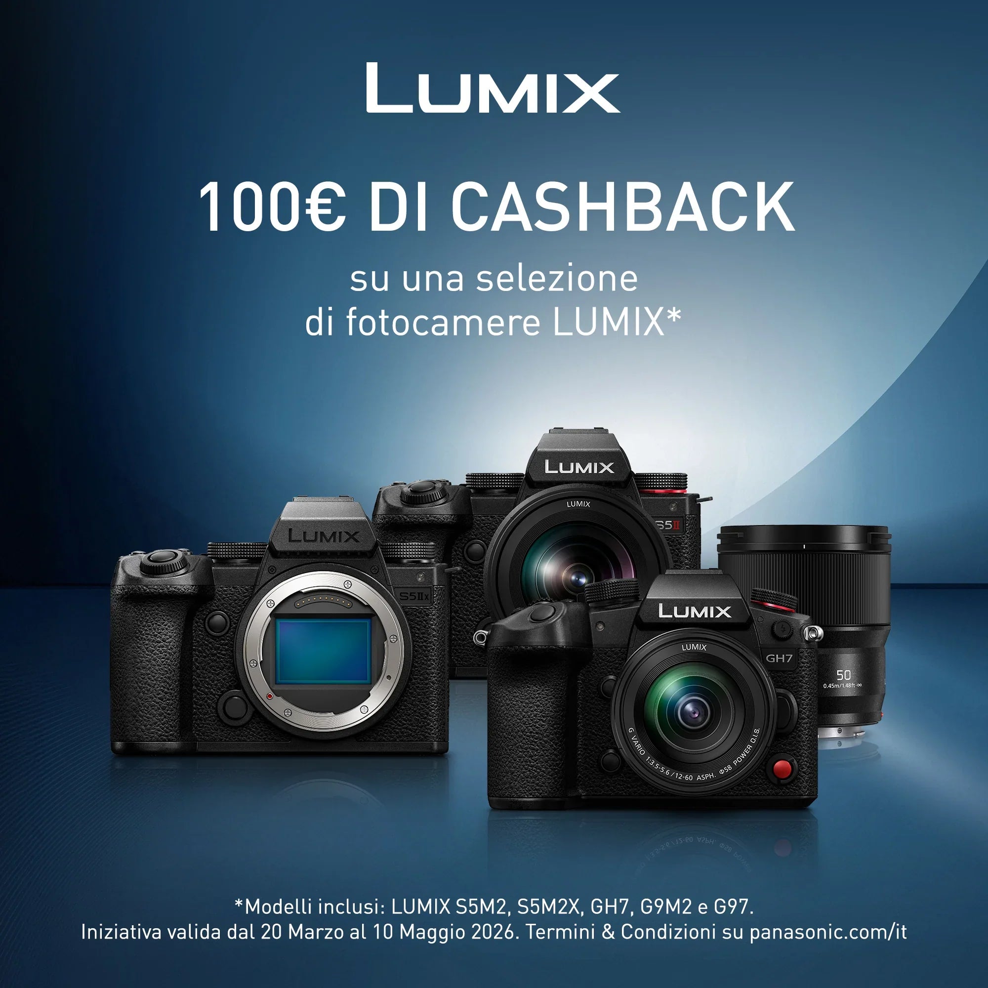 Nuova Promozione Panasonic Cashback: Risparmia 100€ sulla tua prossima Lumix!