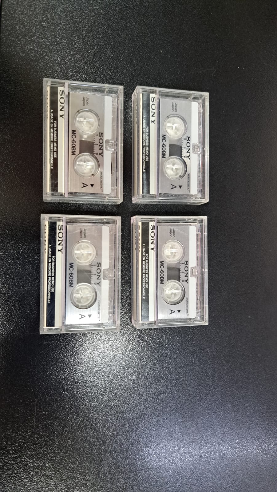 4 Sony MC-60BM Microcassate
