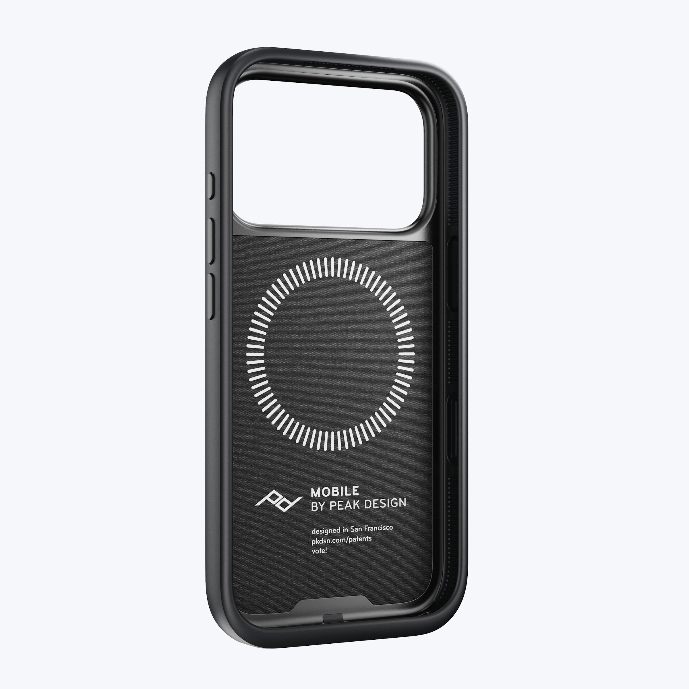 Mobile Everyday Fabric Case iPhone 17 Pro Charcoal