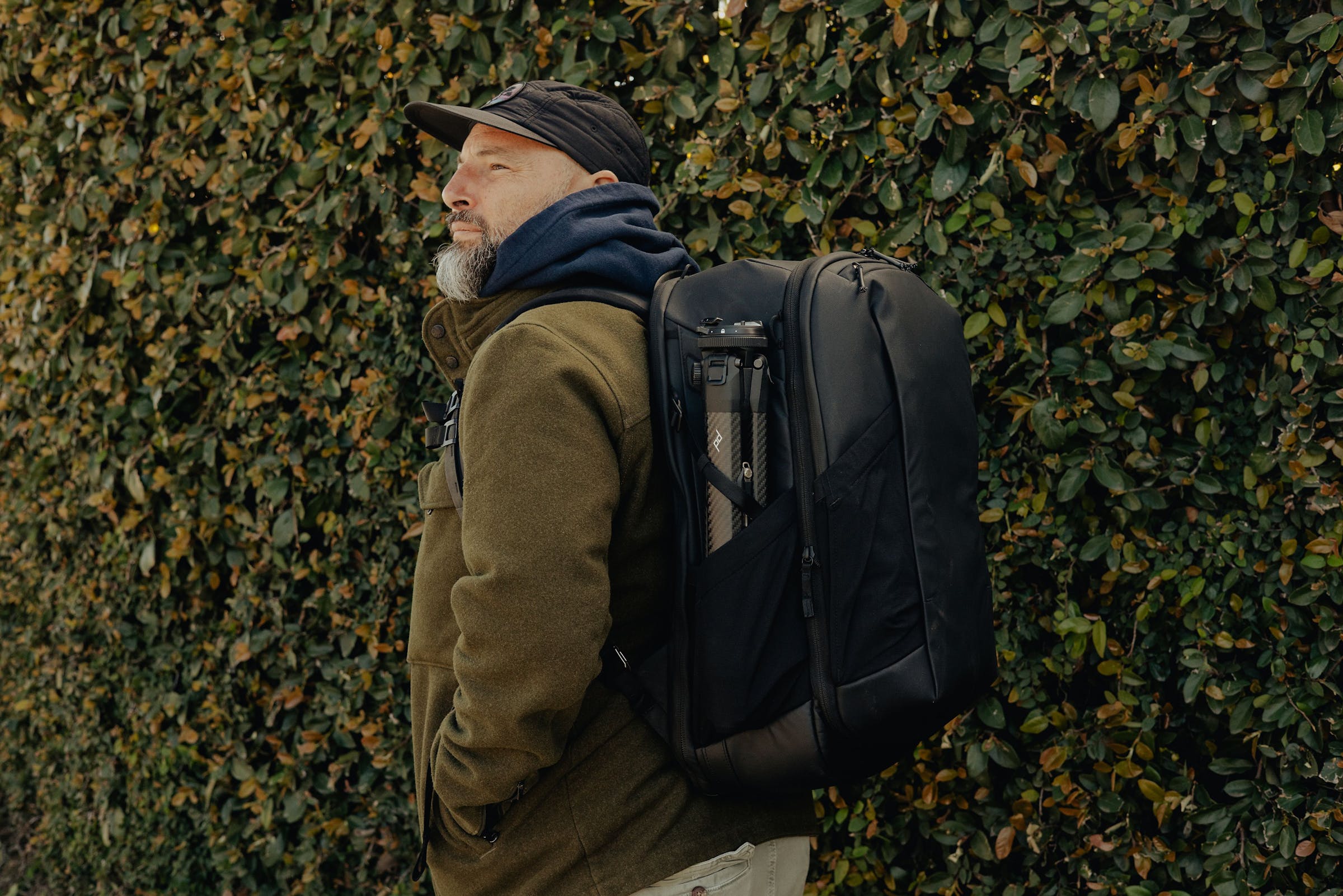 Travel Backpack 2-in-1 40L Black (2 zaini in 1 )