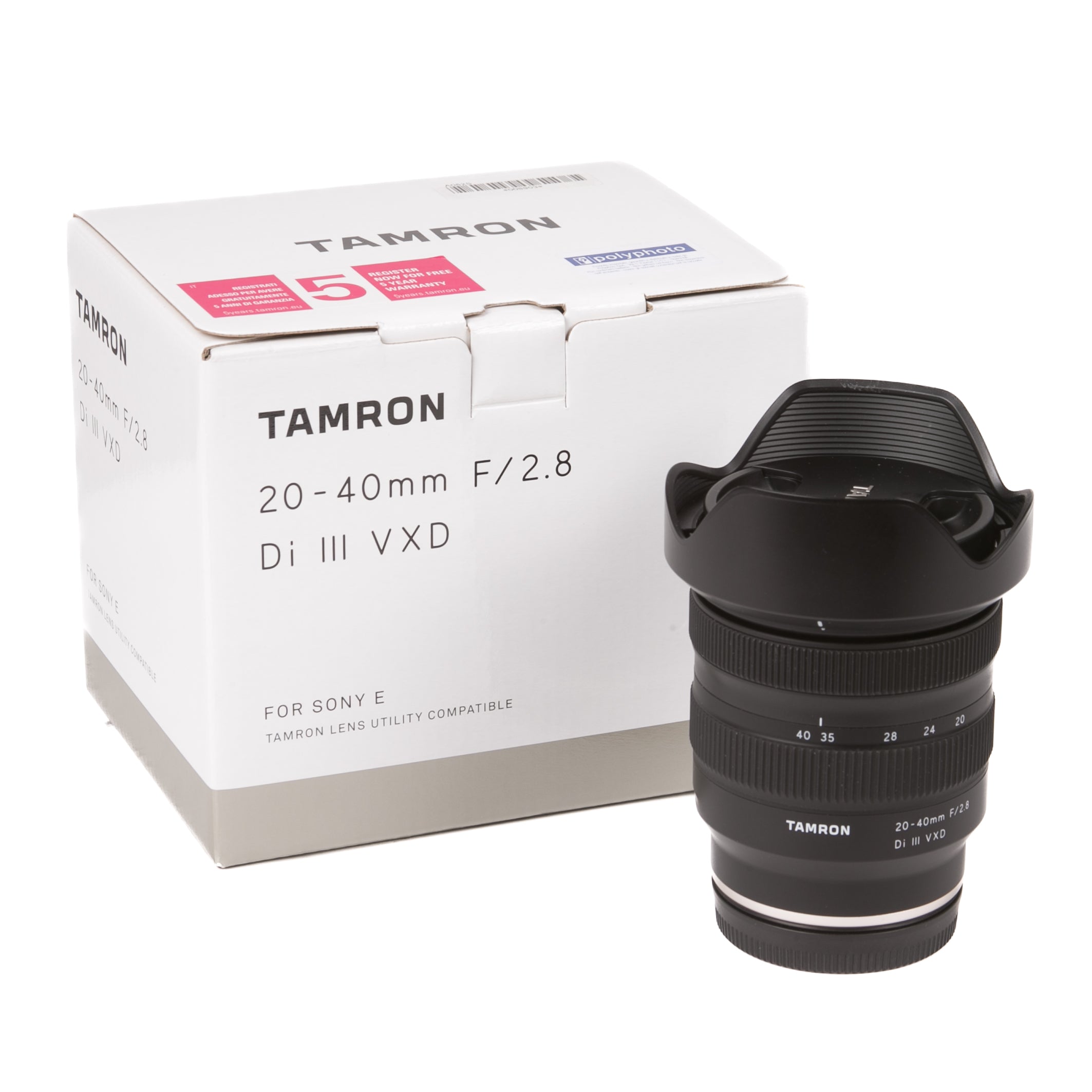 Tamron 20-40 mm 1:2.8 Di III VXD per Sony E-Mount