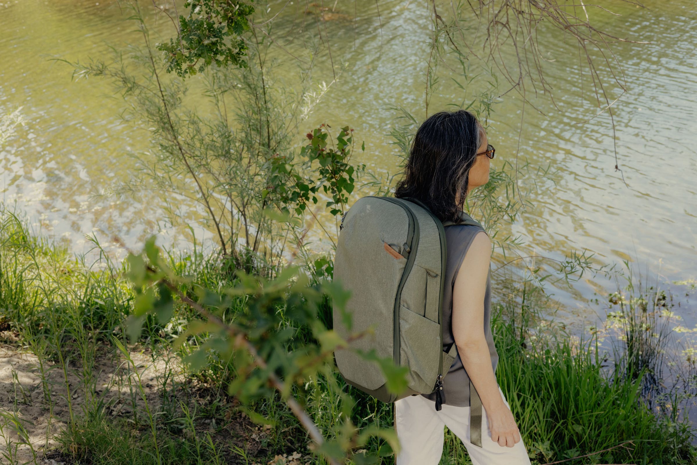 Travel Backpack 30L Sage - Verde Salvia
