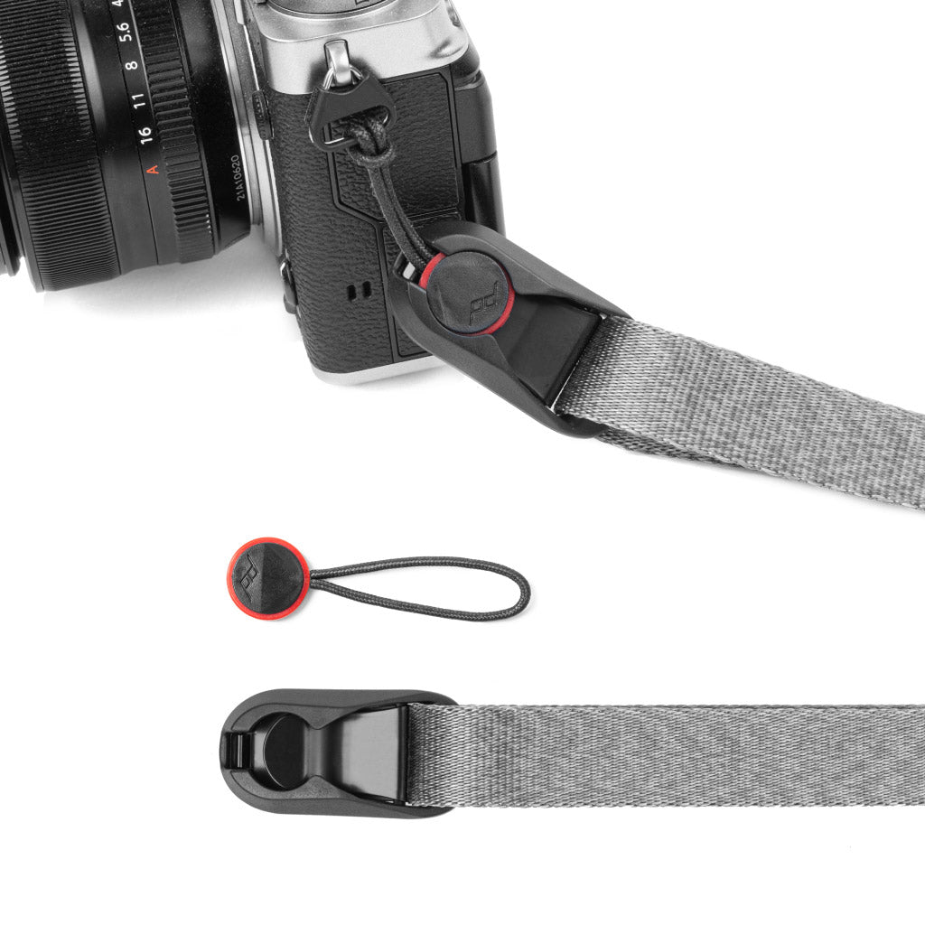 LEASH - Ash VERSIONE piu Sottile - Tracolla versatile per fotocamera ad aggancio rapido