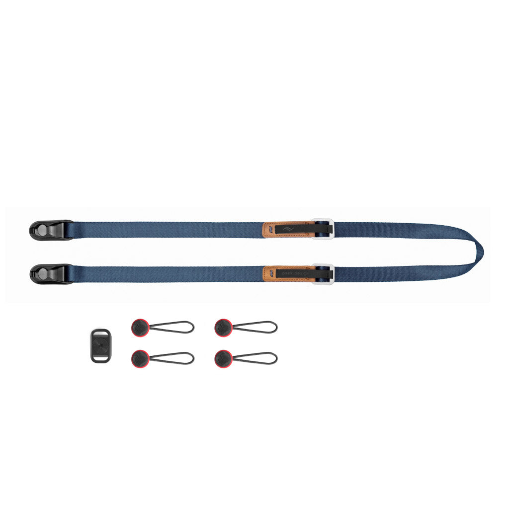 LEASH - Midnight VERSIONE piu Sottile - Tracolla versatile per fotocamera ad aggancio rapido