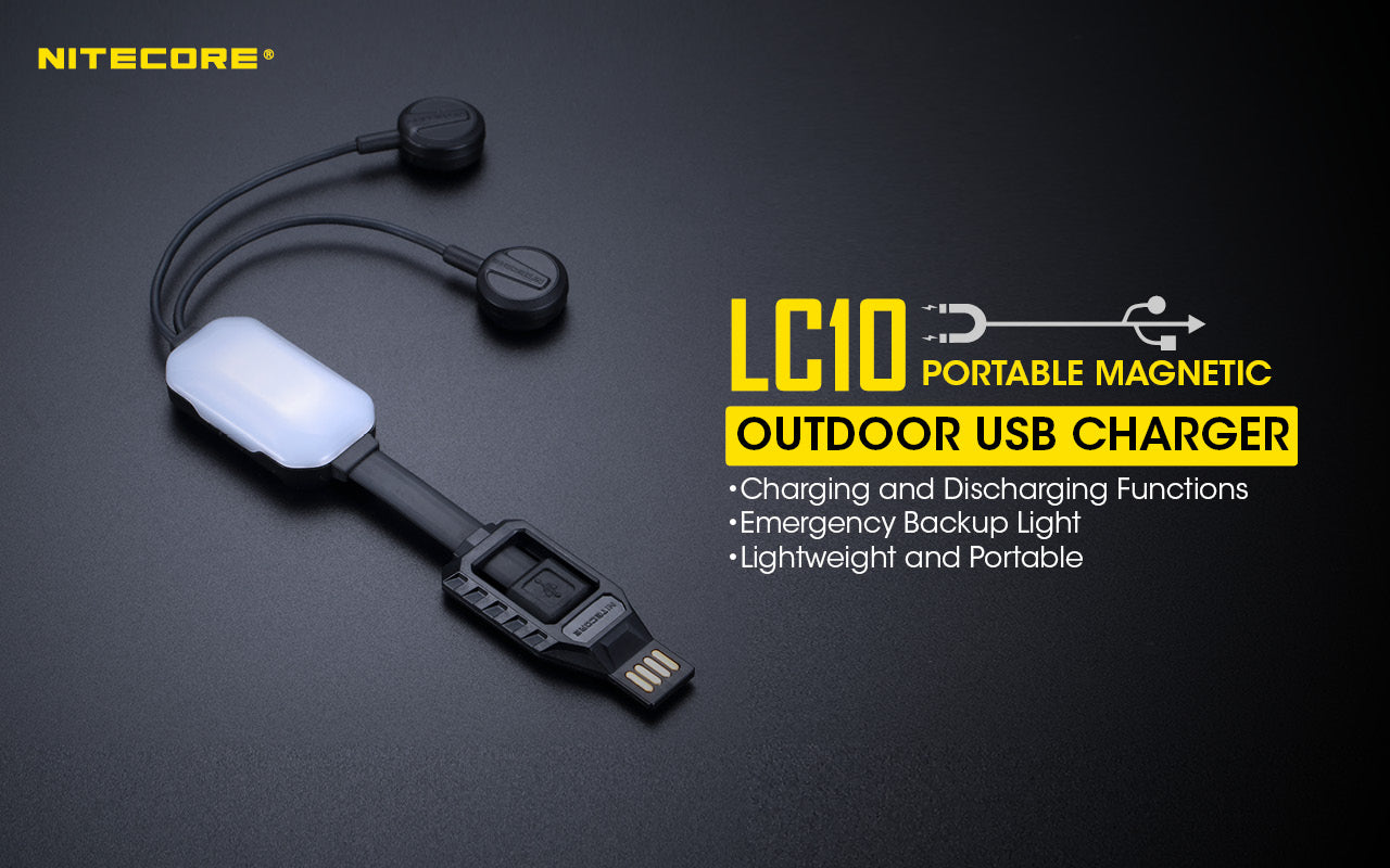 NITECORE CARICABATTERIA LI-ION/IMR USB LC10