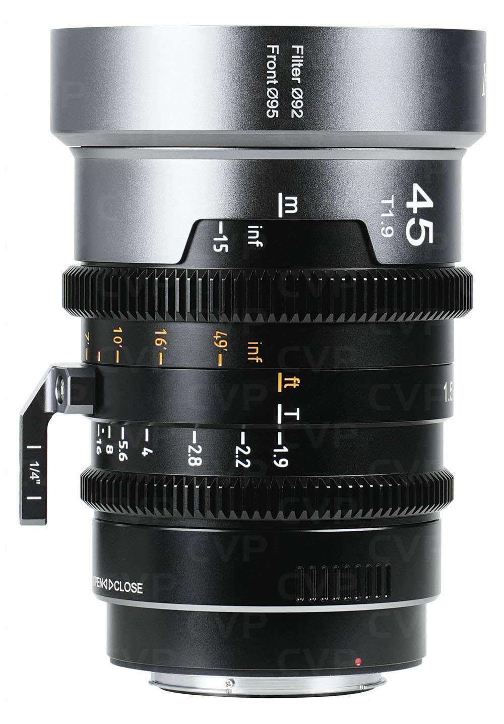 SIRUI IRONSTAR T1.9 1.5X ANAMORPHIC FULL FRAME CINE LENSES 45MM (NEUTRAL FLARE)