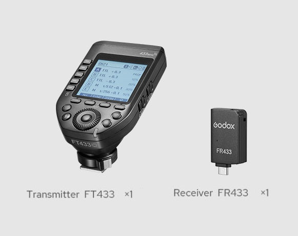 Godox FT433 S FT433-S TTL Déclencheur De Flash Sans Fil Pour Appareils Photo Sony, Sans Fil Intégré 433 MHz, 1/8000s, 0-100 M, écran LCD, 32 Canaux