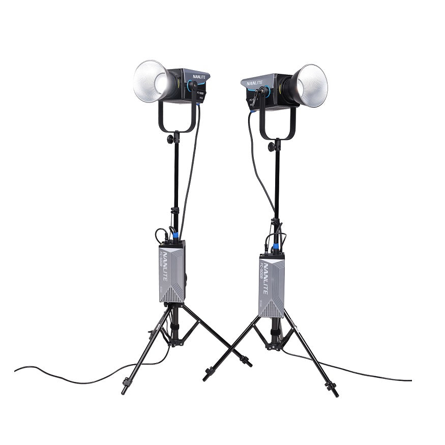 FC-500B LED BiColor 2-Light Trolley Case Kit with Light Stand