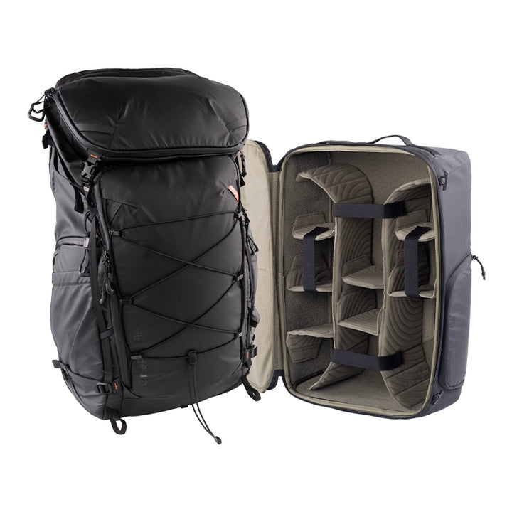 ONEPRO FLEX BACKPACK SPACE BLACK, 50L + CAMERA INSERT L