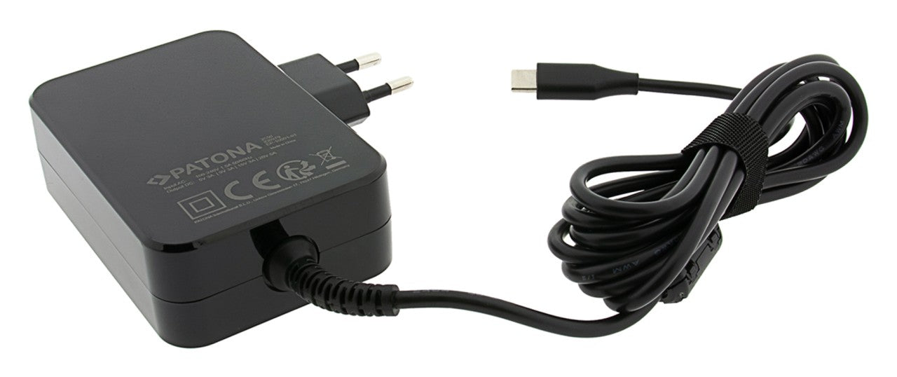PATONA PREMIUM UNIVERSAL PD100W USB-C POWER SUPPLY 5V/3A 9V/3A 15V/3A 20V/5A