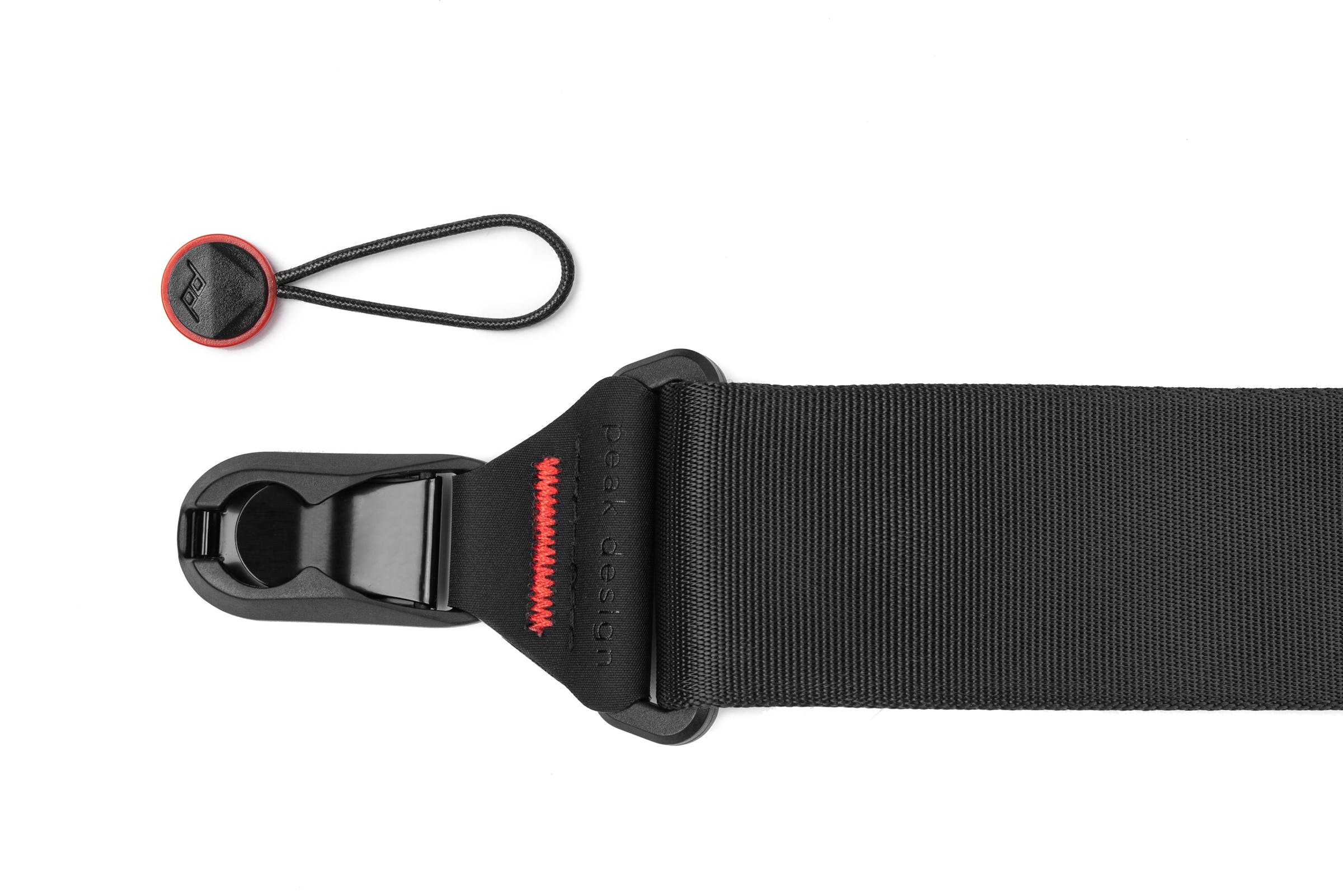 SLIDE - Black VERSIONE GARNDE Padded, premium professional camera sling/shoulder/neck strap