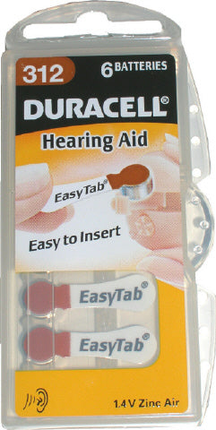 DURACELL PILA DA 312 1,4V 6PZ ACUSTICA ACTIVE AIR