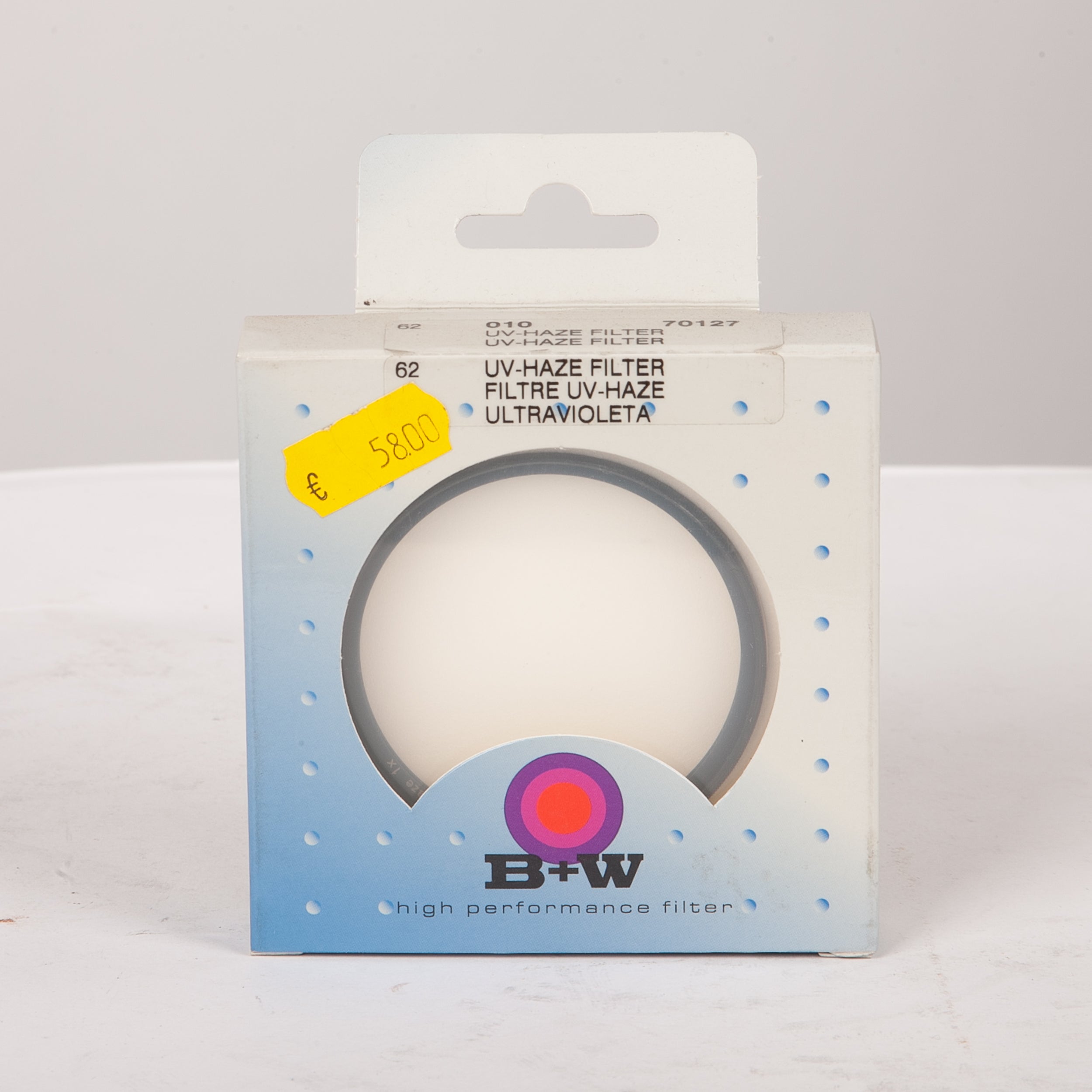 FILTRO B+W  - UV 010 HAZE - 62mm