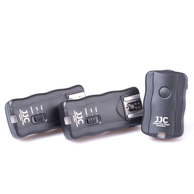 JJC JF-U2 TRIGGER FLASH E SCATTO WIRELESS KIT 1 TRASMETTITORE + 2 RICEVITORI