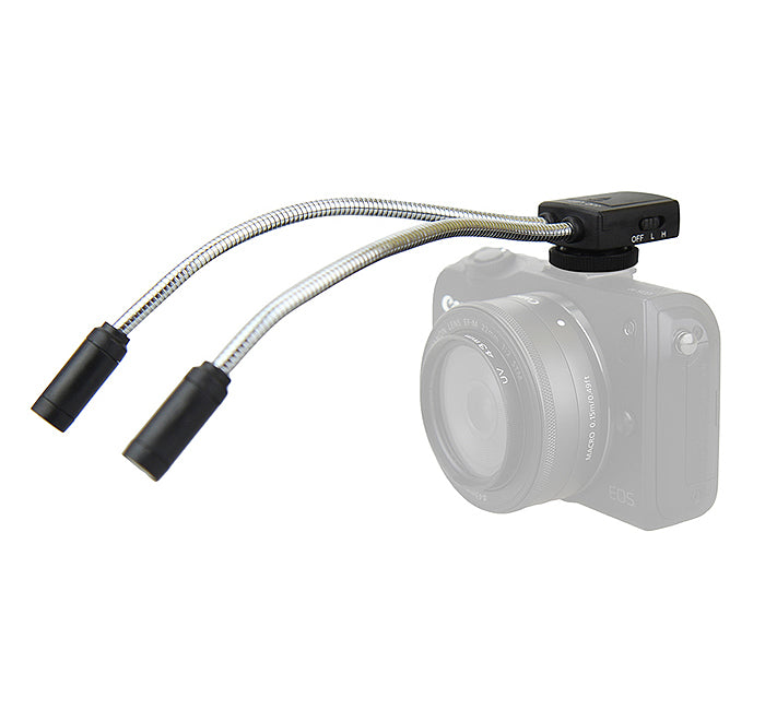 JJC LED-2MF DOPPIO LED FLESSIBILE PER MACRO