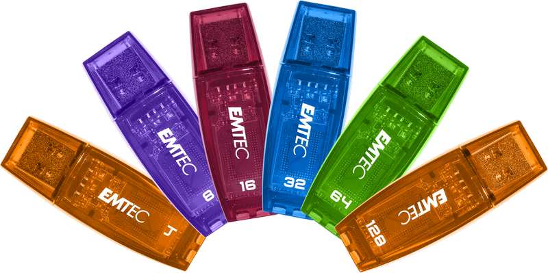 EMTEC USB2.0 PEN DRIVE 32GB C410 COLOR MIX