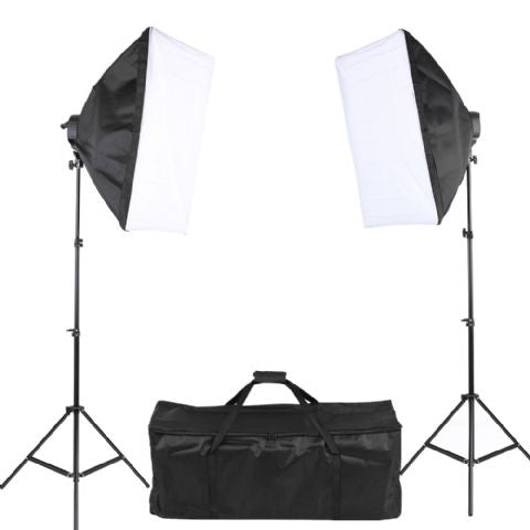 SB01 SET DI ATTREZZATURE PER STUDIO FOTOGRAFICO NERO BIANCO