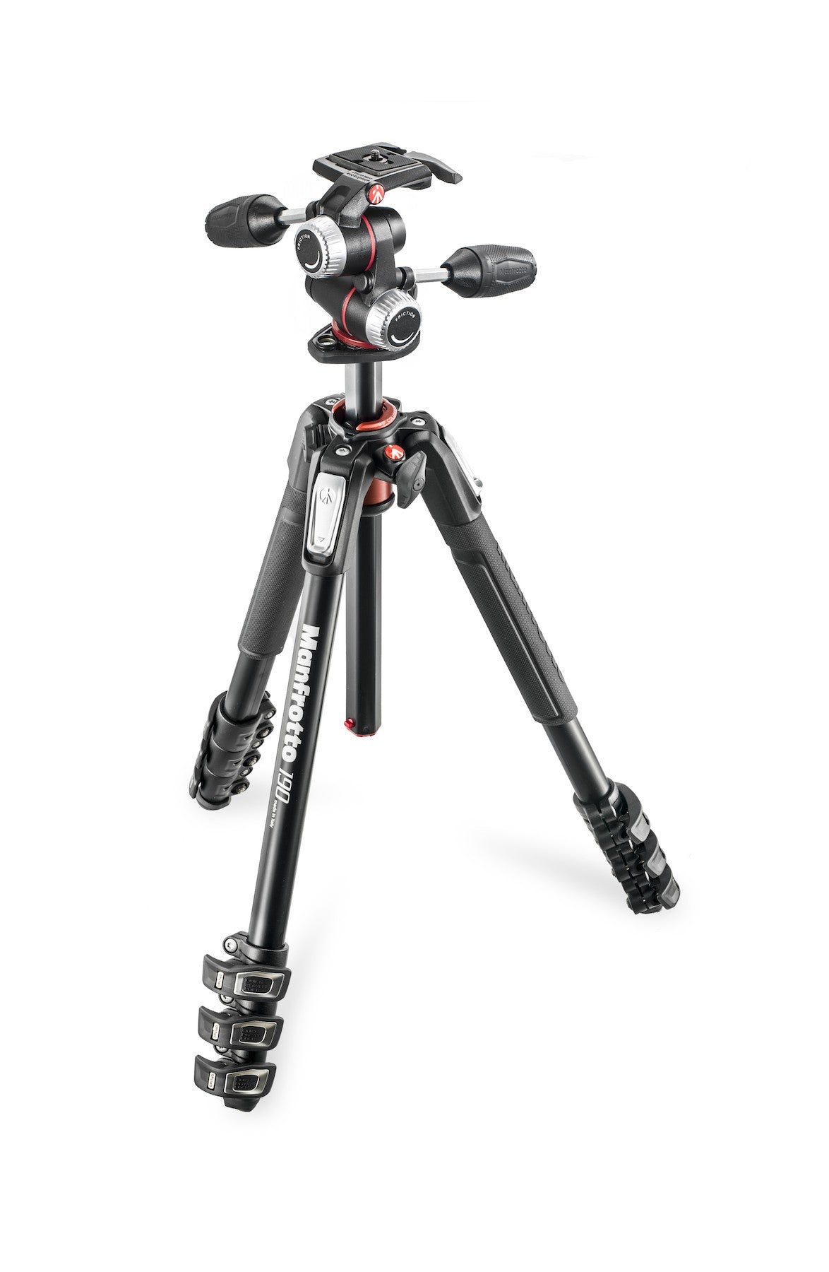 TREPPIEDE 190 A 4 SEZIONI ALLUMINIO CON TESTA A 3 VIE