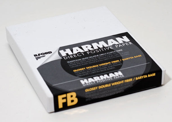 ILFORD HARMAN DIRECT POSITIVE PAPER 4X5" 25F
