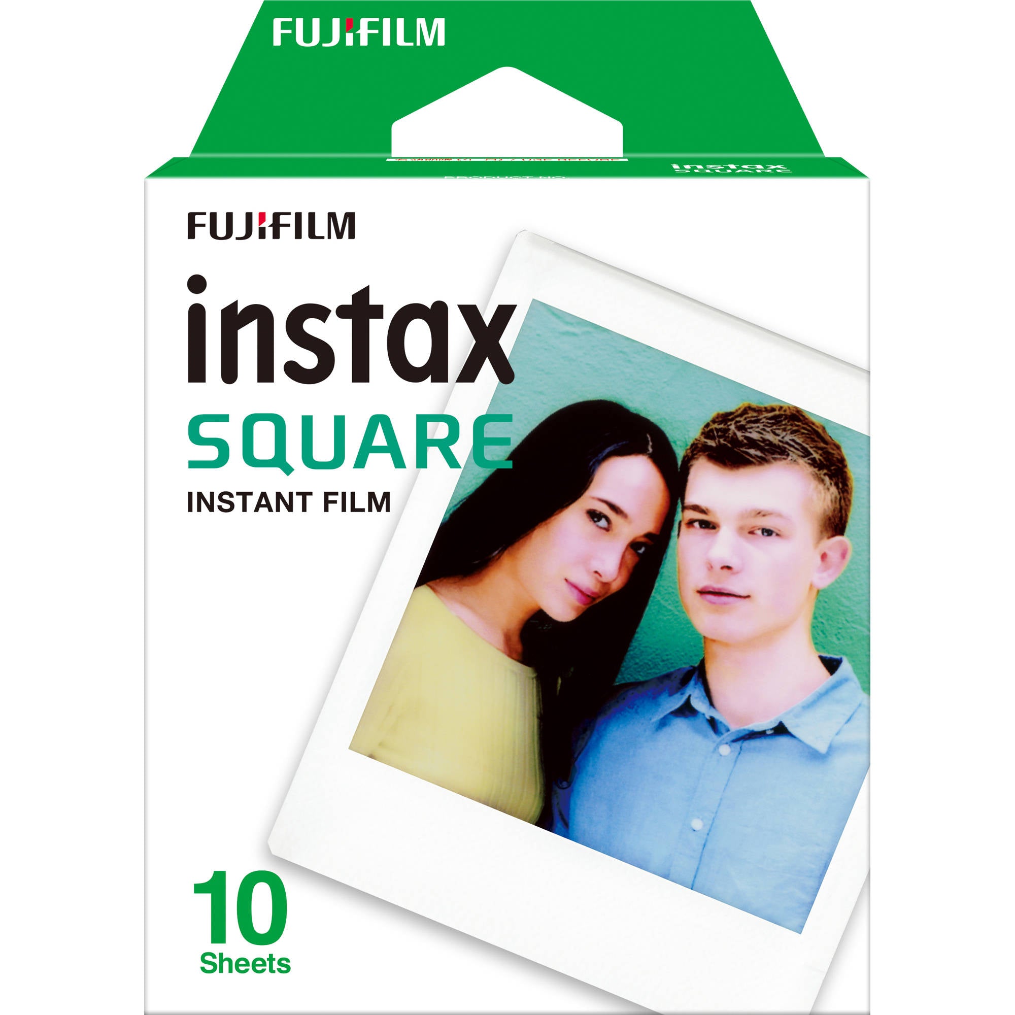 FUJI INSTAX, SQUARE FILM 6X6, 10 SINGLE  70100139613