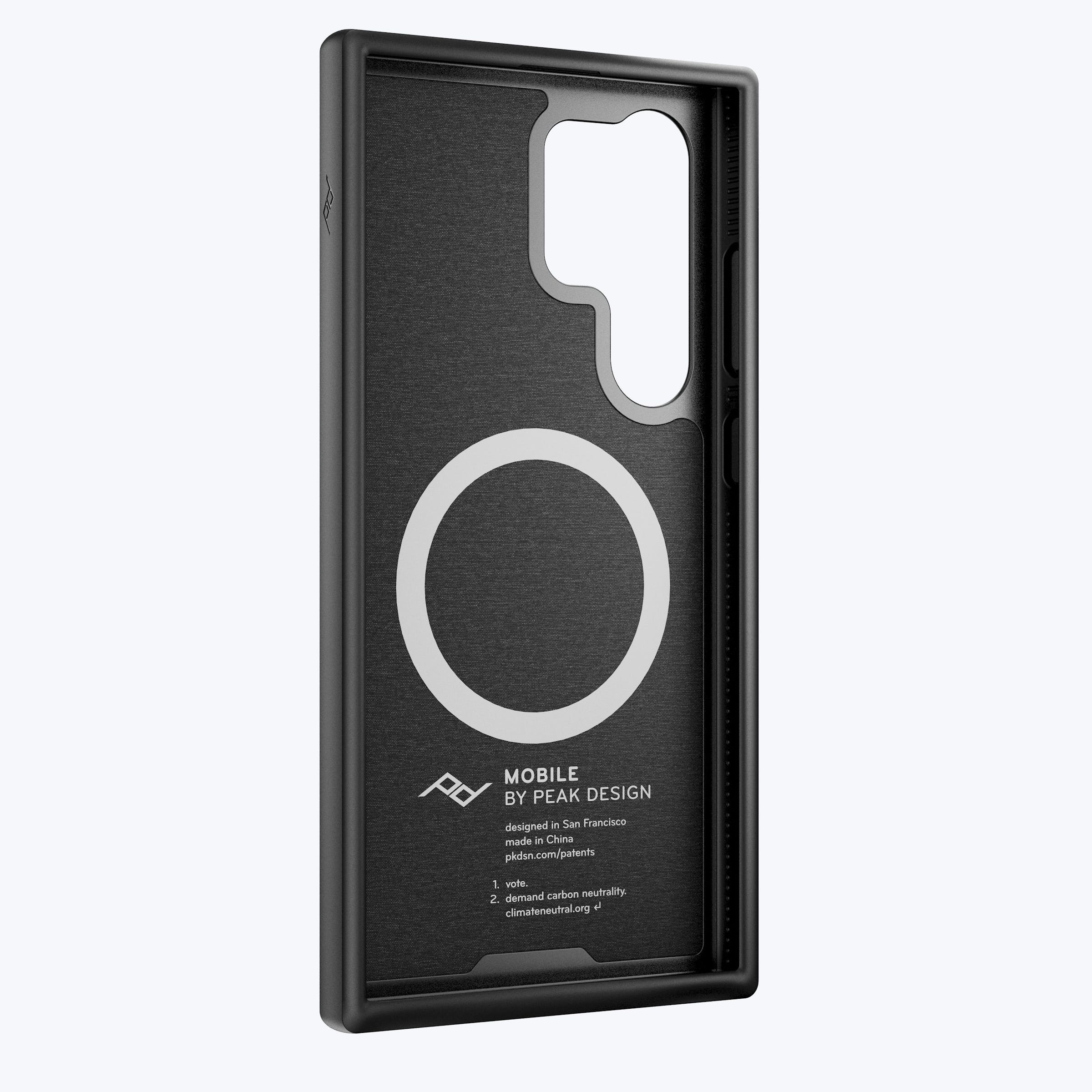 Mobile Everyday Fabric Case Samsung Galaxy S24 Ultra Charcoal.