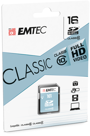 Emtec SDHC 16GB CL.10 CLASSIC 20MB/12MB