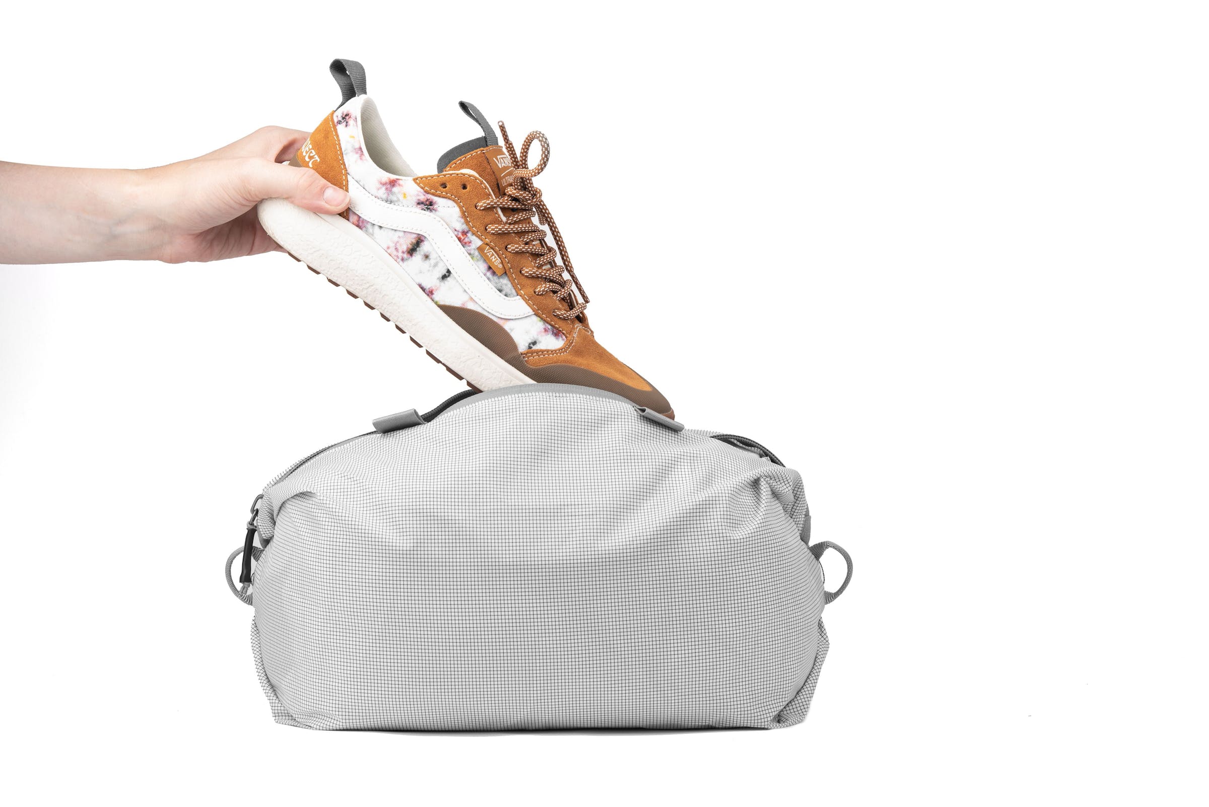 Shoe Pouch - custodia per scarpe Bainco Raw Quadrettato