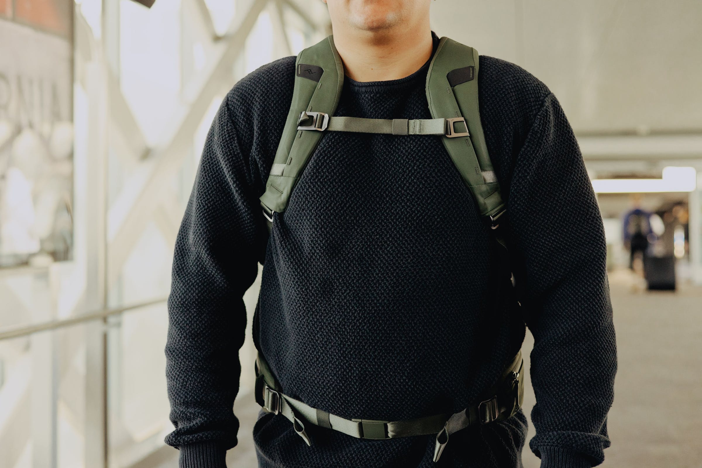 Travel Backpack 2-in-1 40L Sage (2 Zaini in 1)