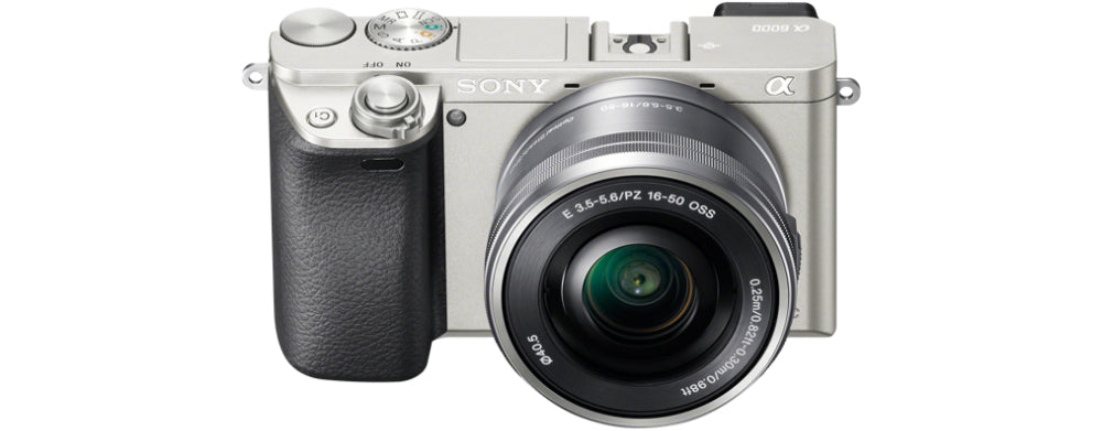 Sony α Alpha 6000L, fotocamera mirrorless con obiettivo 16-50 mm, attacco E, sensore APS-C, 24.3 MP, argento
