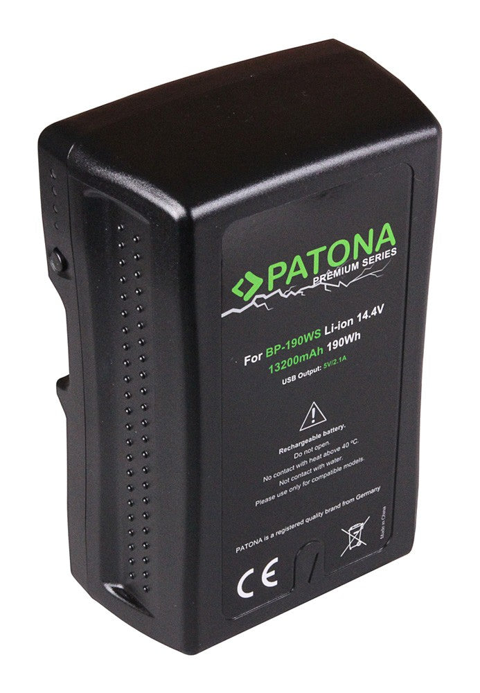 Batteria Premium V-Mount 190Wh 14.4V 13200 mAh