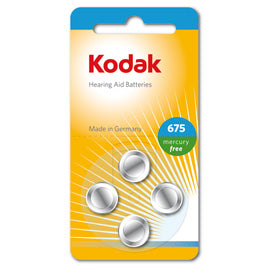 KODAK PILA 30410435 ZINCO 675 ACUSTICA HEARING AID 4PZ