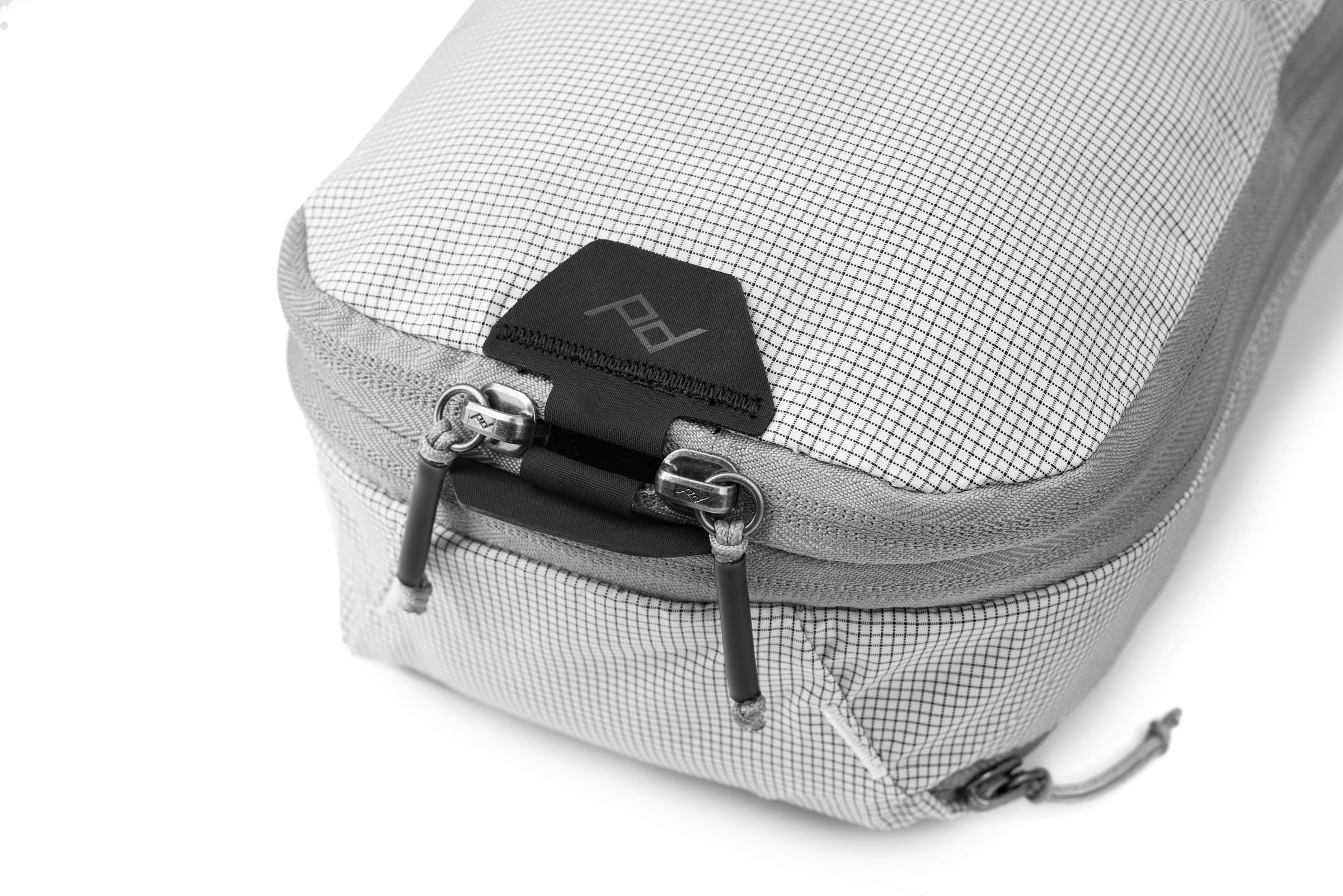 Packing Cube Small - Bianco Raw quadrettato