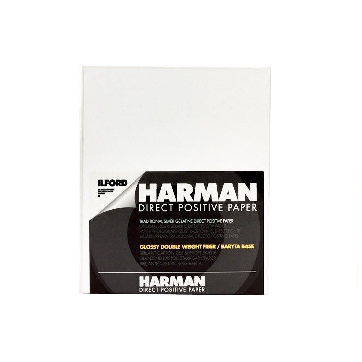 ILFORD HARMAN DIRECT POSITIVE PAPER 8X10" 25F