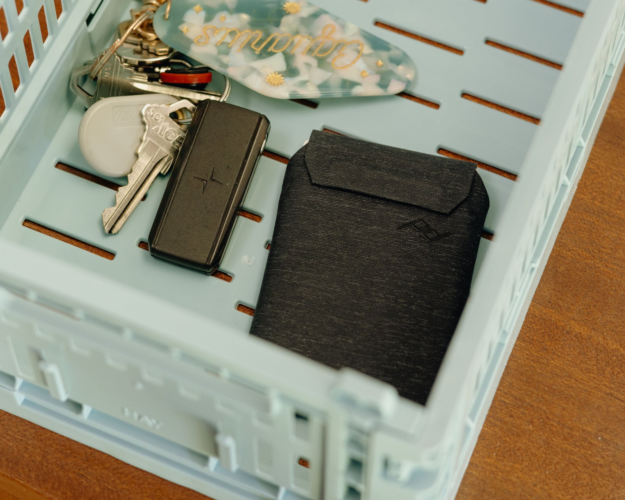 Mobile Wallet Slim - Portafoglio UNIVERSALE - MAG SAFE Charcoal