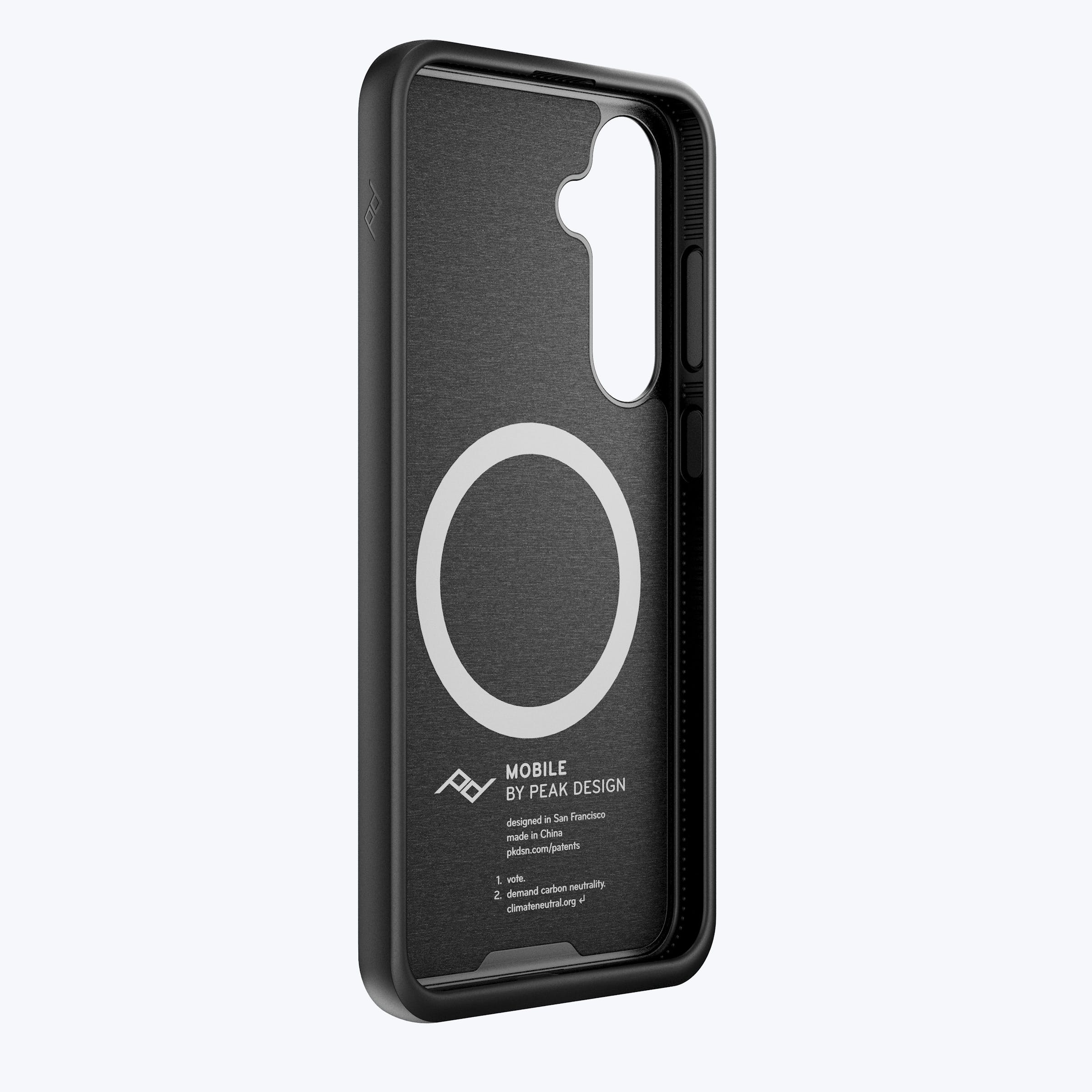 Mobile Everyday Fabric Case Samsung Galaxy S24+ Charcoal.