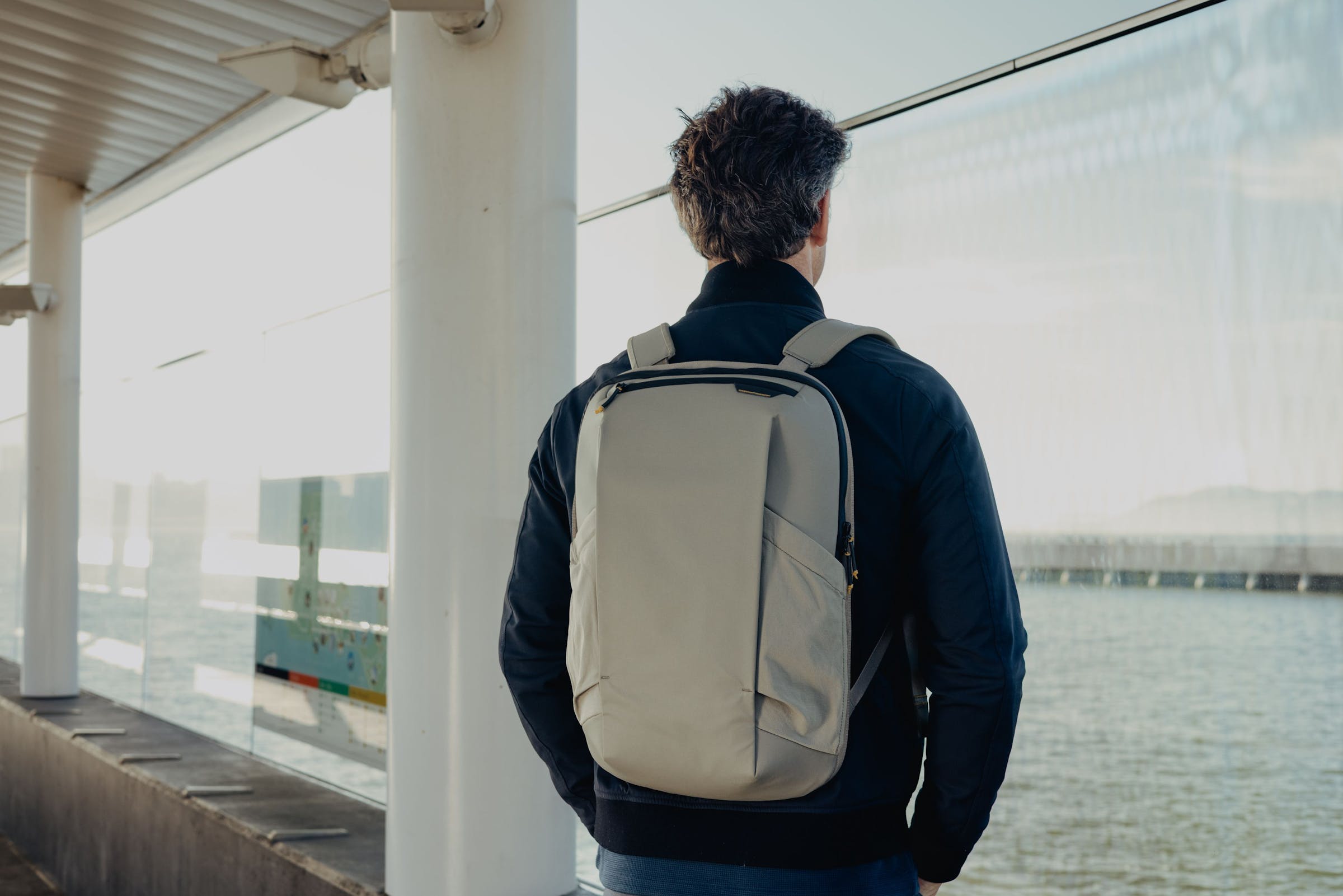 Travel Backpack 2-in-1 40L Stone (2 Zaini in 1)
