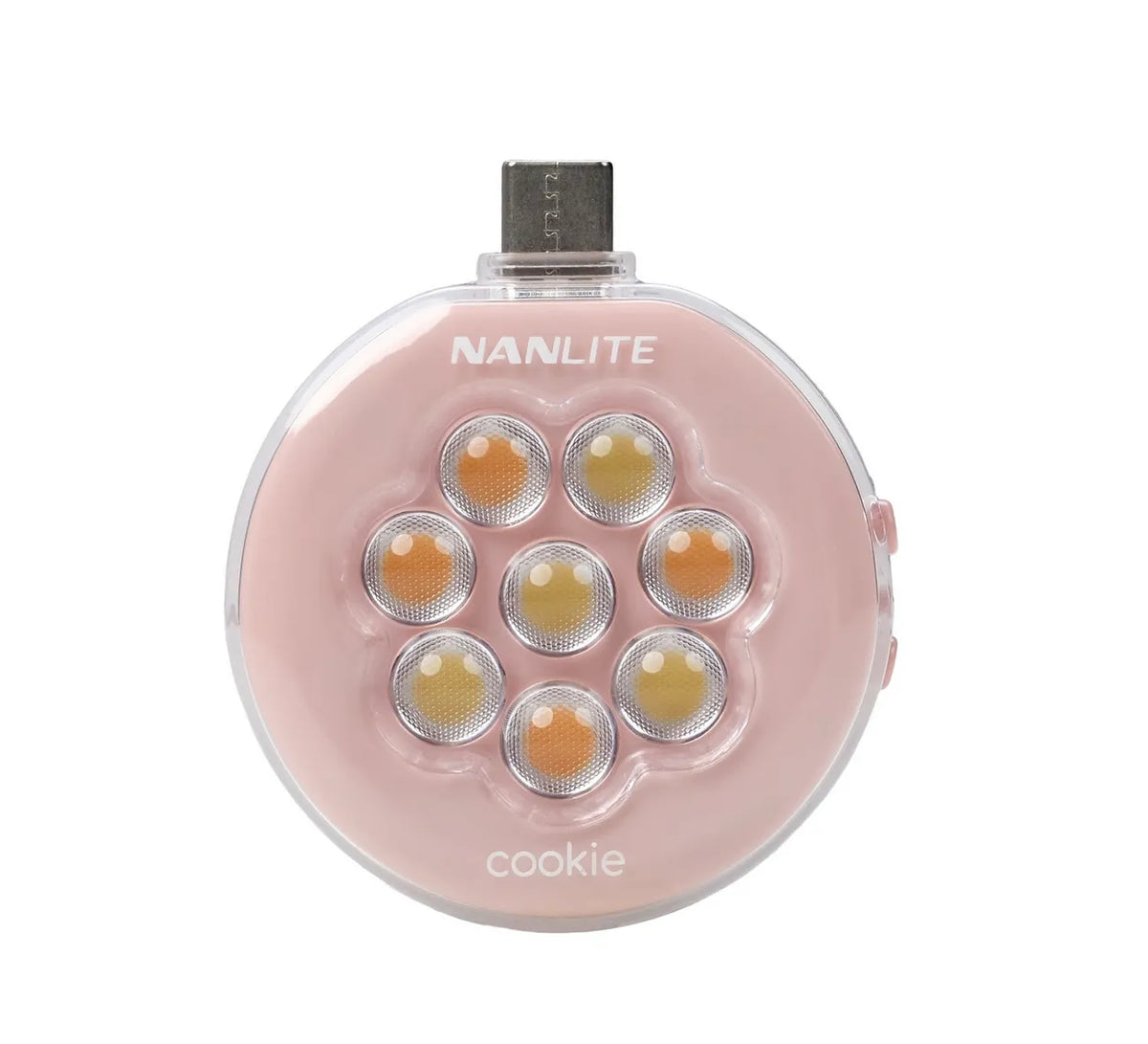 NANLITE COOKIE LED MINI LIGHT CORAL PINK