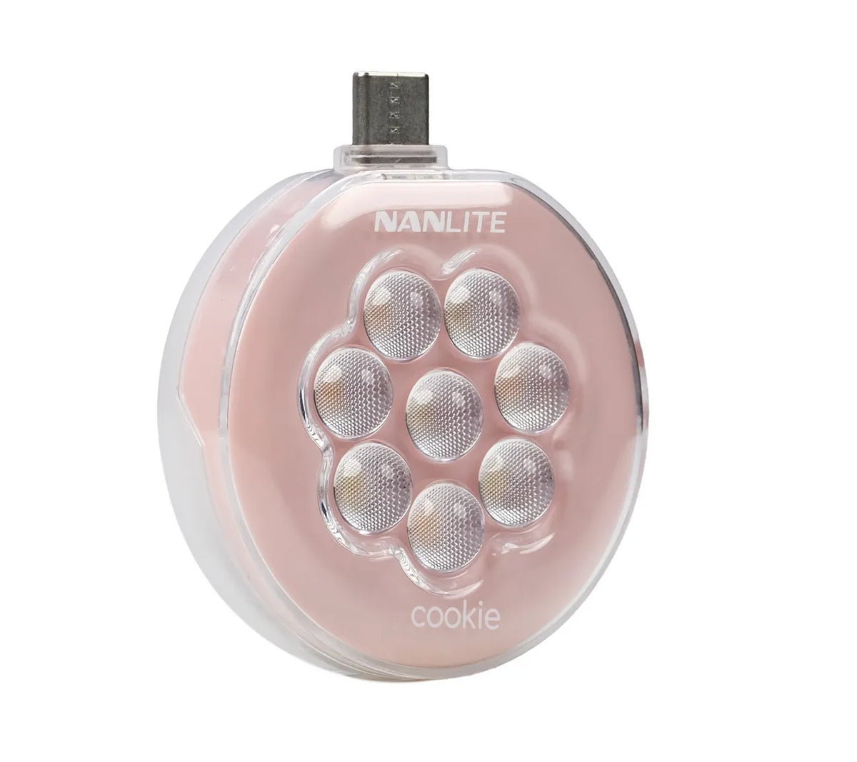 NANLITE COOKIE LED MINI LIGHT CORAL PINK