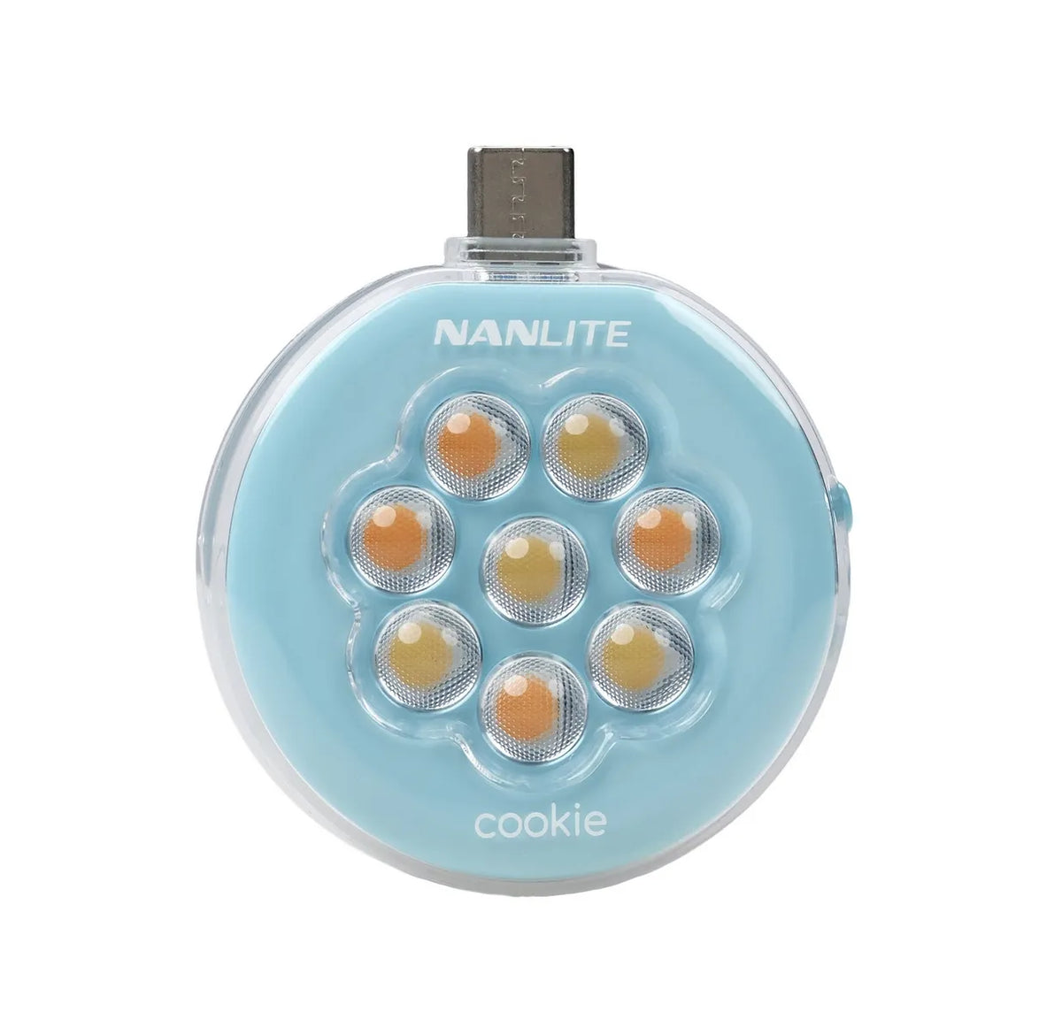NANLITE COOKIE LED MINI LIGHT CYAN BLUE