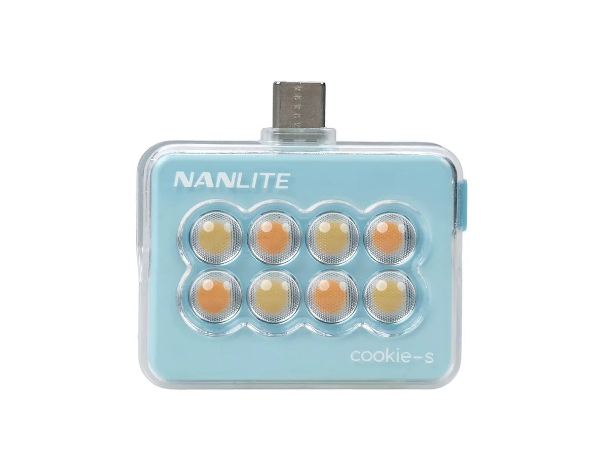 NANLITE COOKIE-S LED MINI LIGHT CYAN BLUE