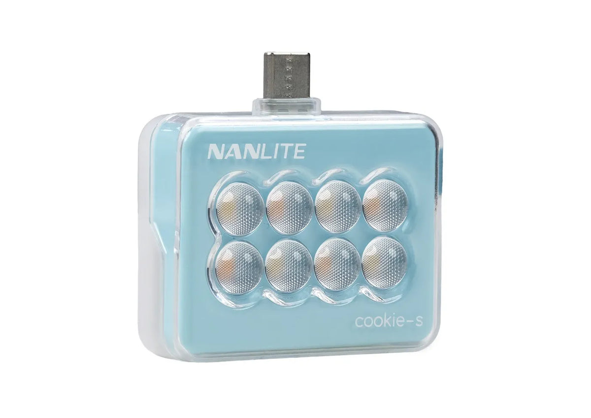 NANLITE COOKIE-S LED MINI LIGHT CYAN BLUE