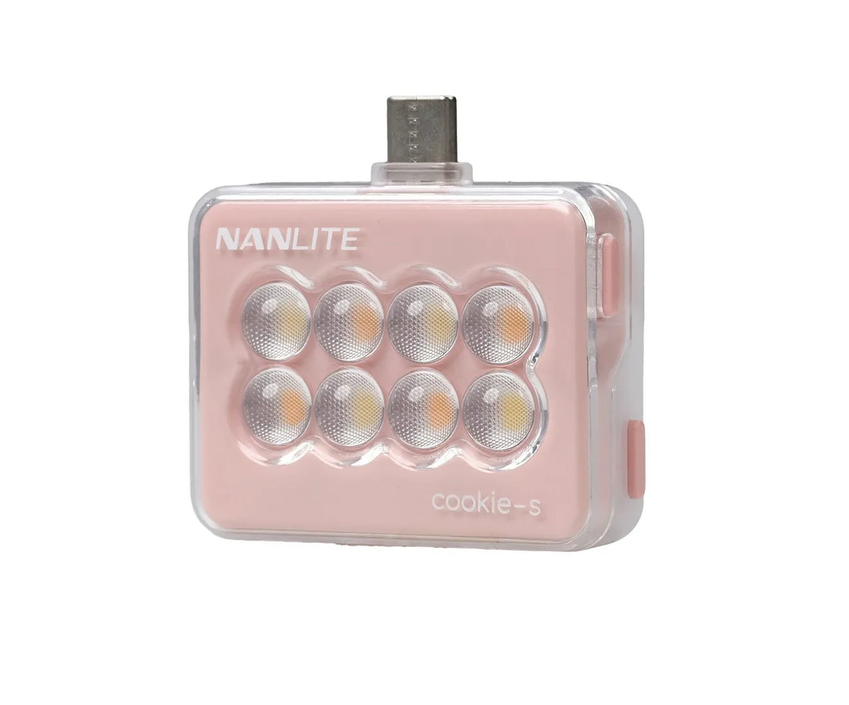 NANLITE COOKIE-S LED MINI LIGHT CORAL PINK