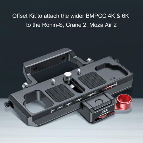 SMALLRIG OFFSET KIT FOR BMPCC 4K & 6K AND RONIN S CRANE 2 MOZA AIR 2 BSS2403
