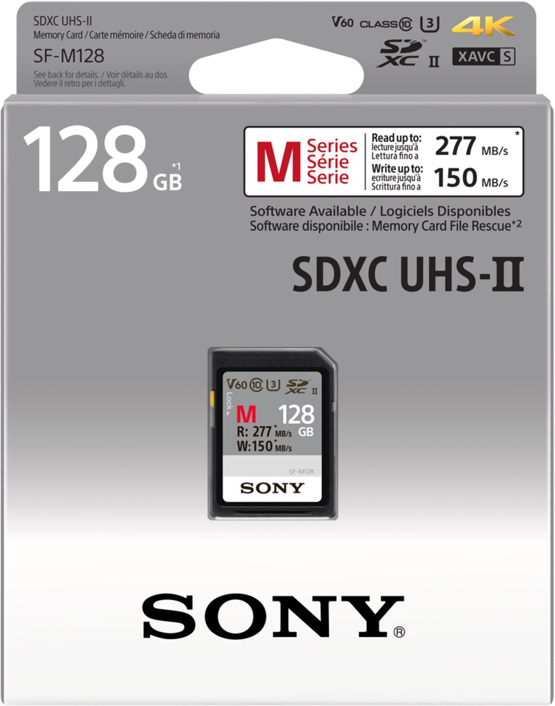 Tough SDXC 128GB M UHS-II U3 277MBs / 150MBs 4K V60